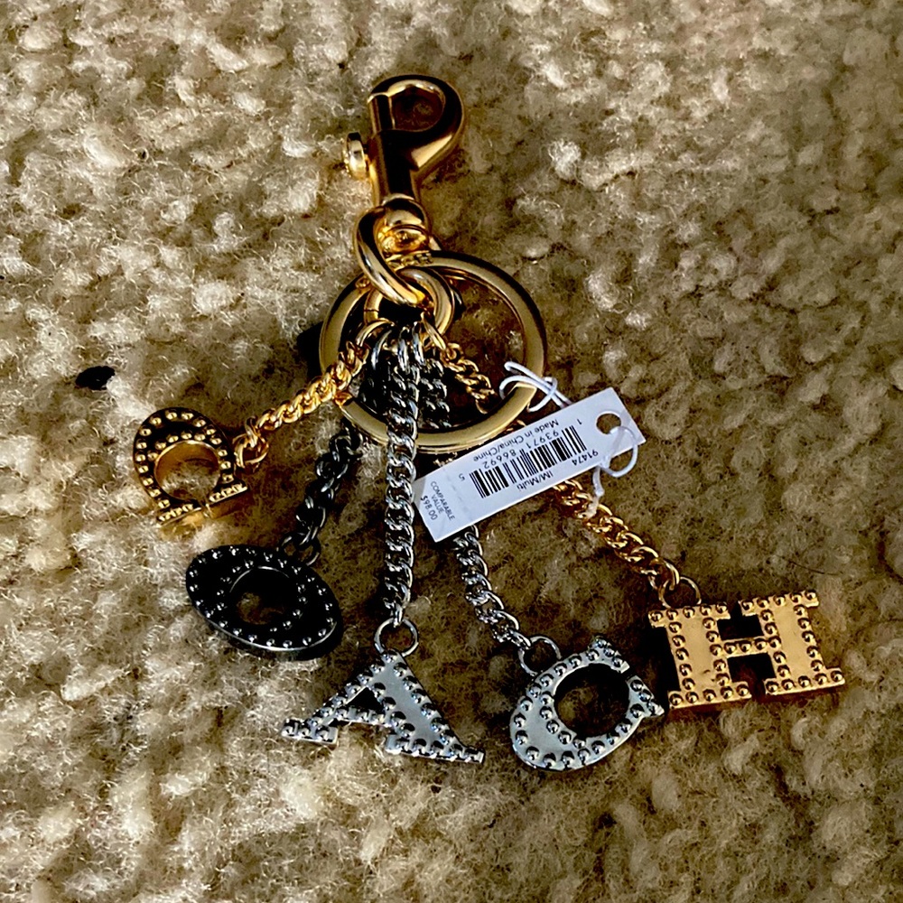 Coach Key Chain/ Purse Charm NWT
